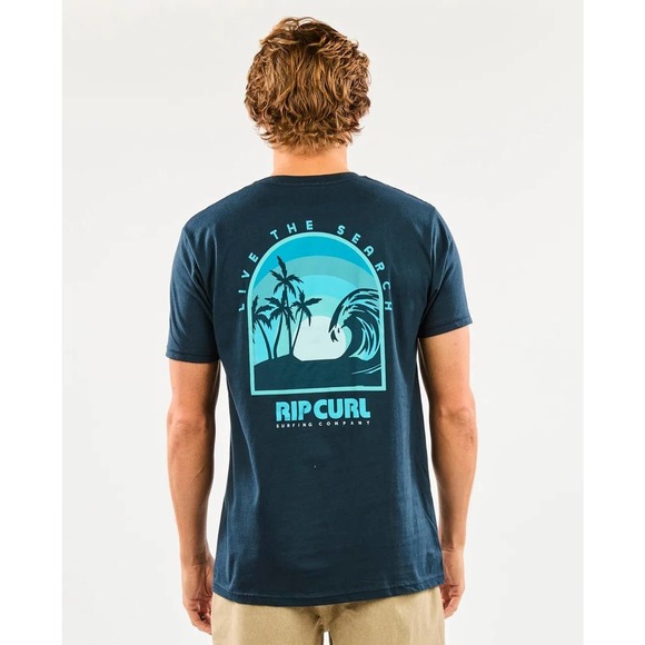 Rip Curl Other - Rip Curl Men's Surf Revival Coastal Tee T-Shirt - Dark Navy